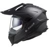 LS2 MX701 EXPLORER CARBON adventure helma matná-černá vel.XS